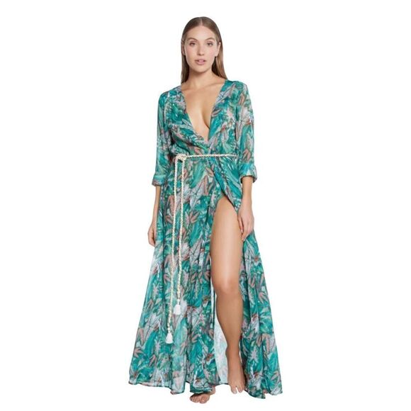 NWT PHAX -Jungle Kimono Cover Up Size: S - Picture 1 of 6